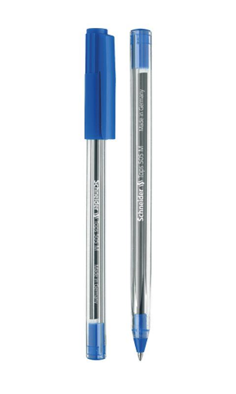 Kuličkové pero SCHNEIDER Tops 505 M 0.5mm modré