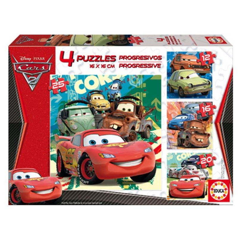 Puzzle Disney Cars 2 4v1