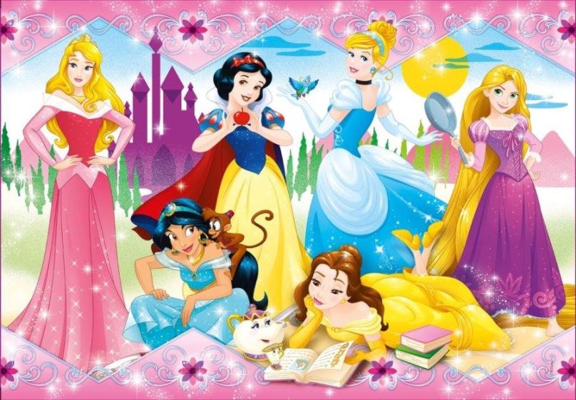 Puzzle Clementoni Puzzle Disney princezny 104 dílků