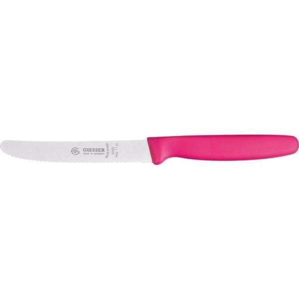 Kuchyňský nůž Giesser messer Nůž univerzální 11 cm růžový