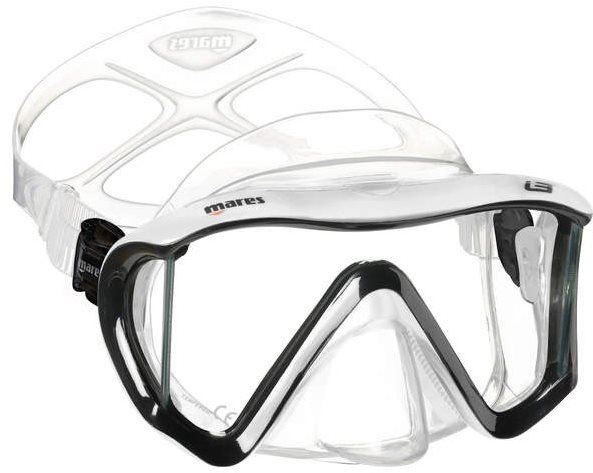 Potápěčské brýle Mares I3, transparentní silikon, černá