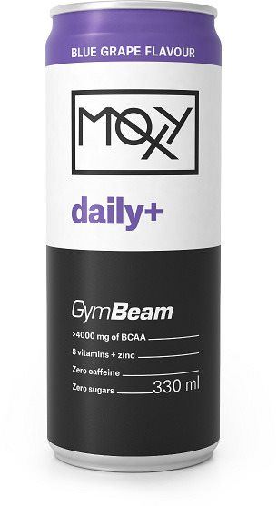 Aminokyseliny GymBeam MOXY daily+ 330 ml, modré hrozno