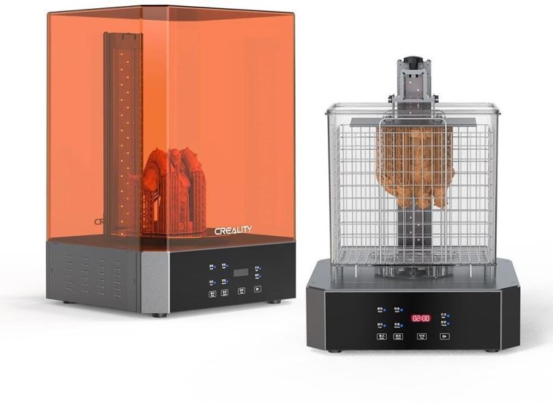 Příslušenství pro 3D tiskárny Creality UW 02 mycí a vytvrzovací stanice