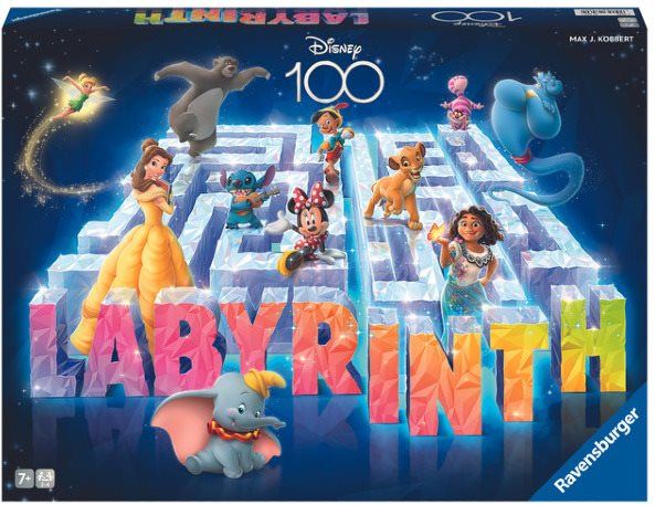 Desková hra Ravensburger hry 275458 Labyrinth Disney: 100. výročí