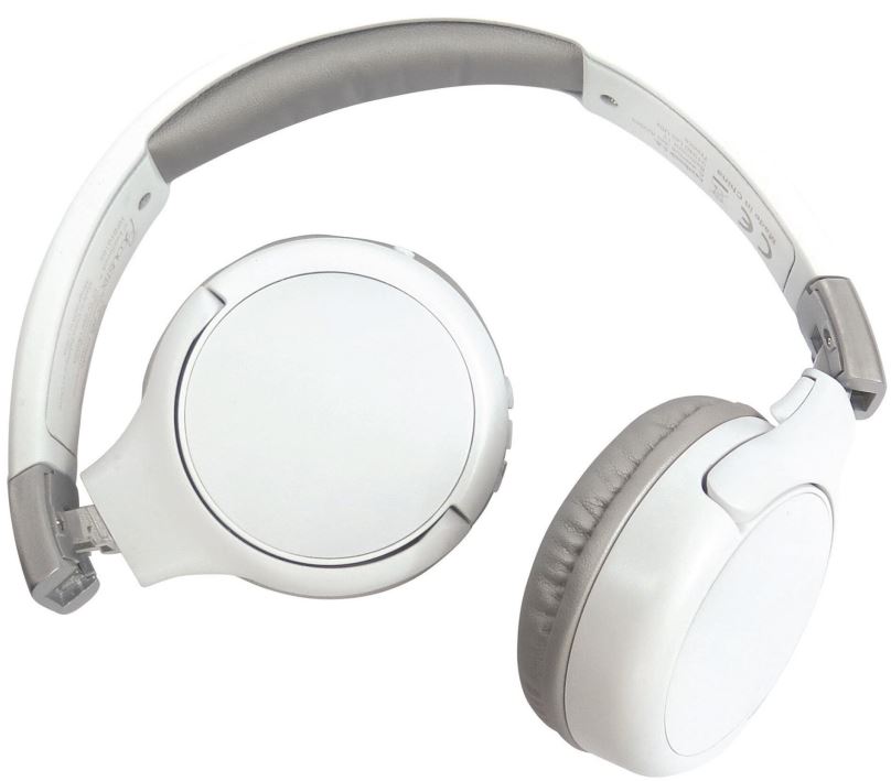 Bezdrátová sluchátka Lexibook Skládací sluchátka bílá Bluetooth