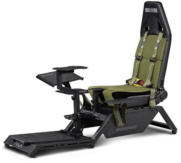 Herní závodní sedačka Next Level Racing Boeing Flight Simulator Military, Letecký kokpit