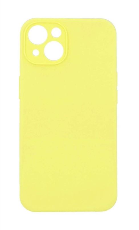 Kryt na mobil TopQ Kryt Essential iPhone 13 žlutý 92736