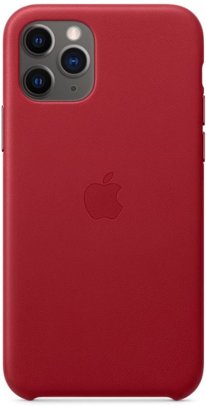 Kryt na mobil Apple iPhone 11 Pro Kožený kryt červený