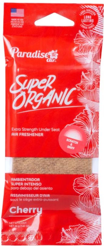 Vůně do auta Paradise Air Super Organic Air Freshener, vůně Cherry