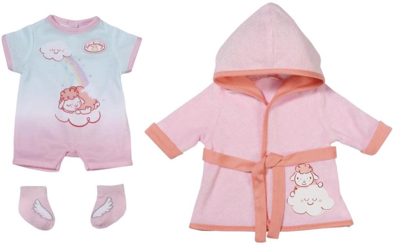 Oblečení pro panenky Baby Annabell Župan a pyžamko , 43 cm