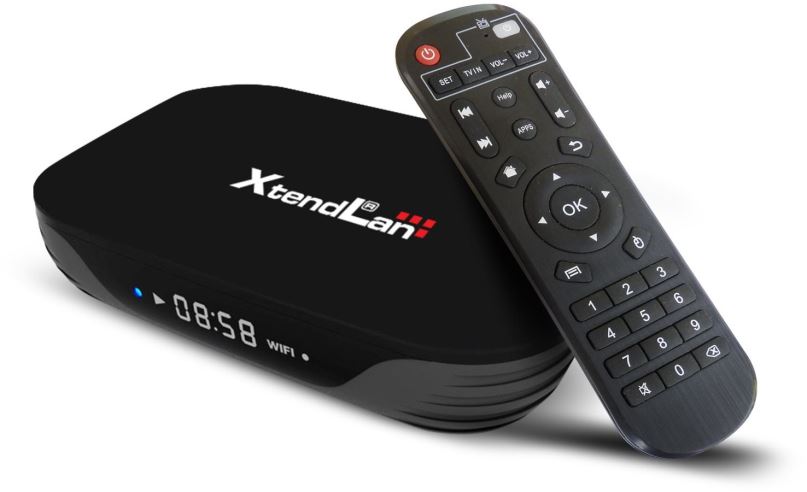 Multimediální centrum XtendLan Android TV 10 box HK1T