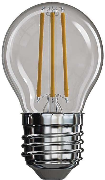 LED žárovka EMOS LED žárovka Filament Mini Globe 3,4W E27 neutrální bílá