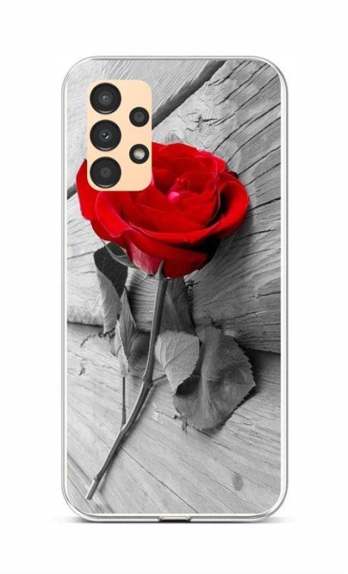 Kryt na mobil TopQ Kryt Samsung A13 Červená růže 85290