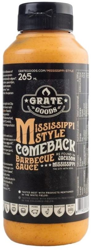 BBQ omáčka Mississippi Comeback 265ml  GrateGoods