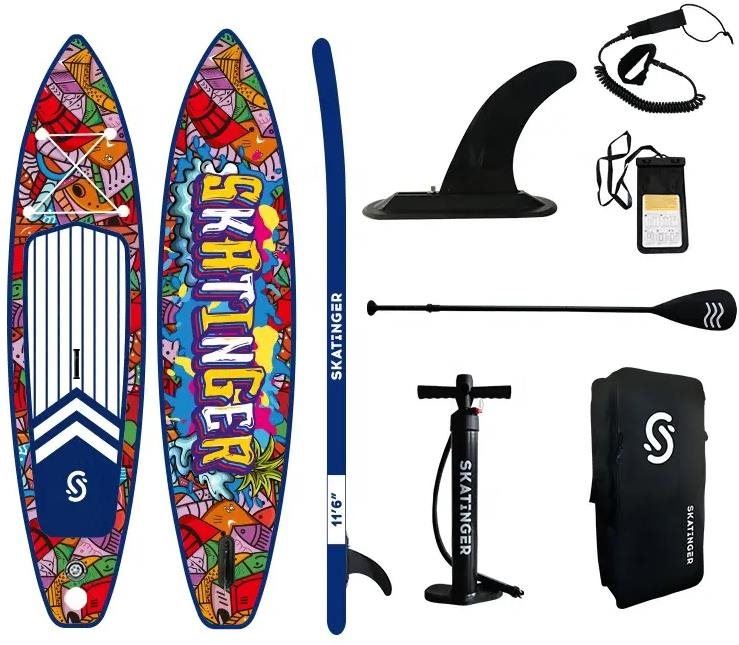 Paddleboard s příslušenstvím Skatinger Graffity Colorful Dreams 350cm