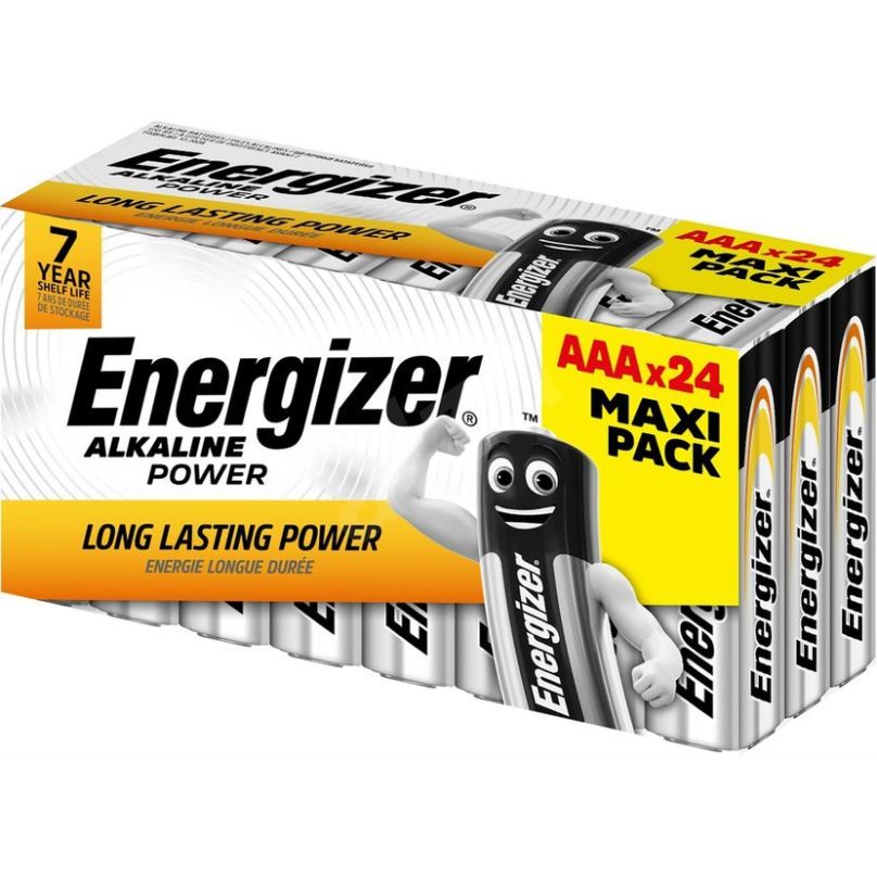 Jednorázová baterie ENERGIZER Alkaline Power AAA/LR03, 24 ks (box)