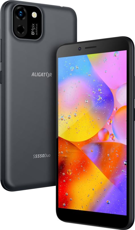 Mobilní telefon Aligator S5550 Duo 16GB černá