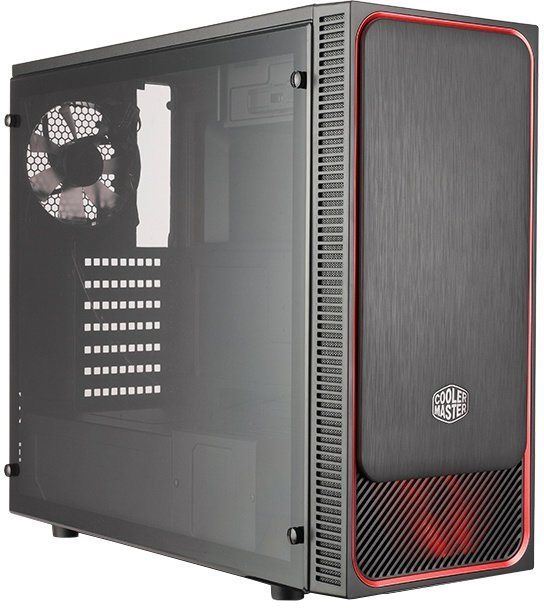 Počítačová skříň Cooler Master MasterBox E500L červená