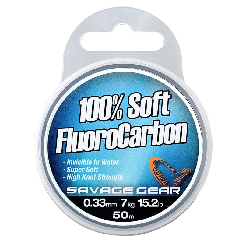 Savage Gear Vlasec Soft Fluoro Carbon 50m 0,17mm 2,1kg 4,6lb