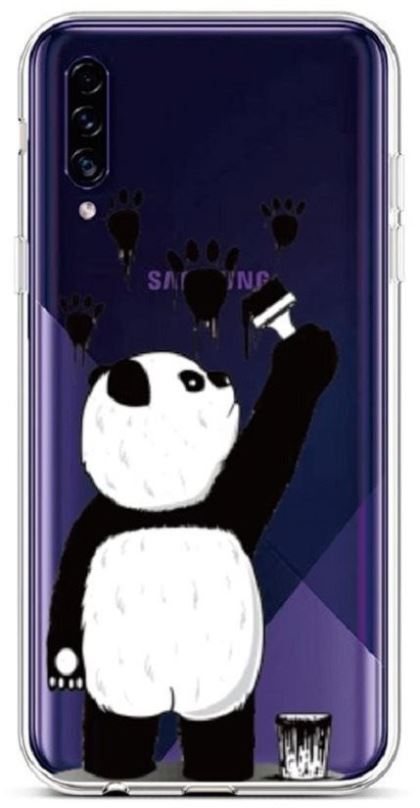Kryt na mobil TopQ Samsung A30s silikon Rebel Panda 45275