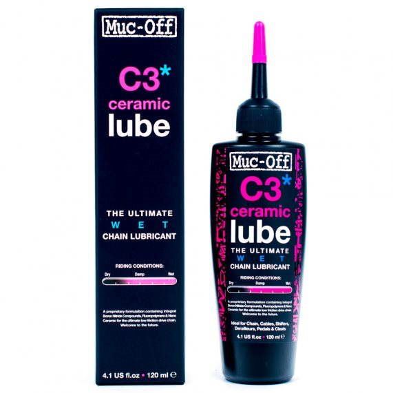 Mazivo na řetěz kola Muc-Off C3 Ceramic Wet Lube 120ml