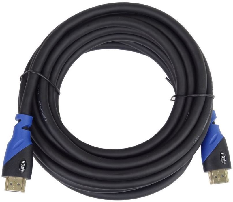 Video kabel PremiumCord Ultra HDTV 4K@60Hz kabel HDMI 2.0b Color+zlacené konektory 0,5m