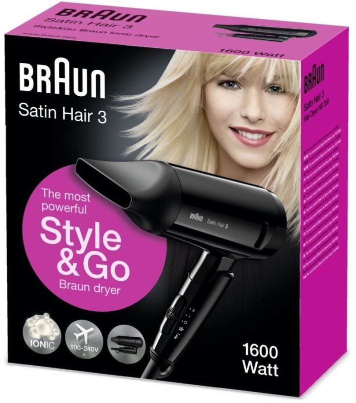 Fén na vlasy BRAUN Hairdryer HD350