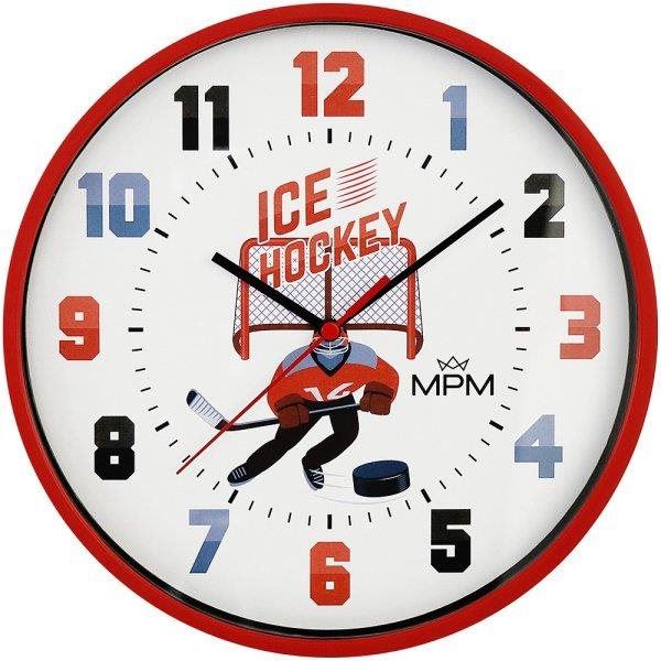 Nástěnné hodiny MPM Hokej E01M.4270.20
