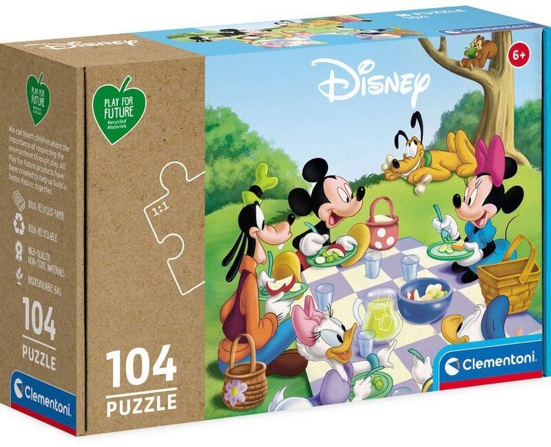 Puzzle Play For Future Puzzle Mickey Mouse: Piknik 104 dílků