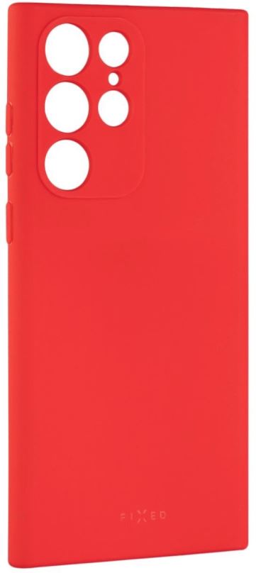 Kryt na mobil FIXED Story pro Samsung Galaxy S22 Ultra červený
