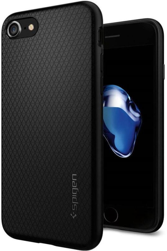 Kryt na mobil Spigen Liquid Air Black iPhone 7/8/SE 2020/SE 2022