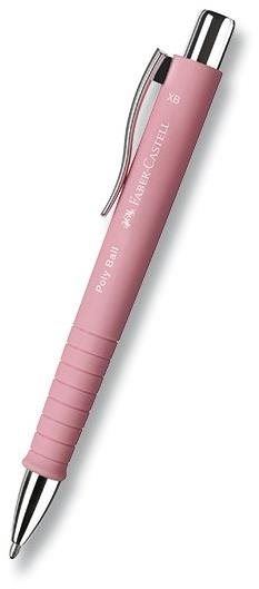 Kuličkové pero FABER-CASTELL Poly Ball XB světle růžové