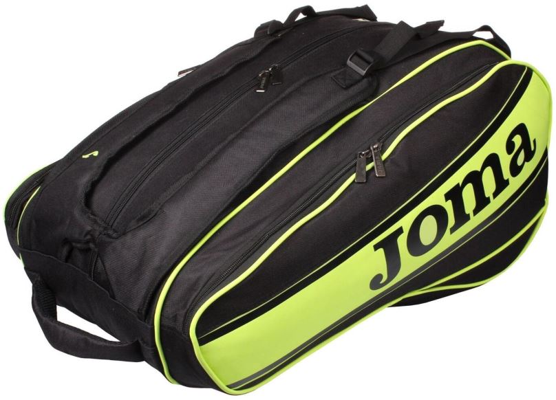 Sportovní taška Joma Gold Pro taška na padel černá-zelená