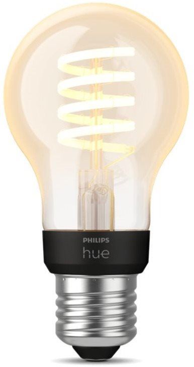 Philips Hue 8719514301429 LED filamentová žárovka A60 1x7W | E27 | 550lm | 2200-4500K - White Ambiance, stmívatelná, Bluetooth