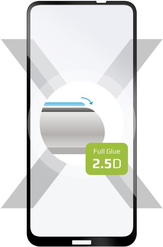 Ochranné sklo FIXED FullGlue-Cover pro Nokia X10/ X20 černé