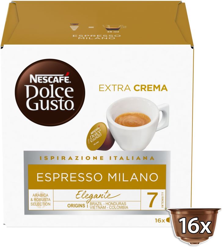 Kávové kapsle NESCAFÉ® Dolce Gusto® Espresso Milano - 16 kapslí