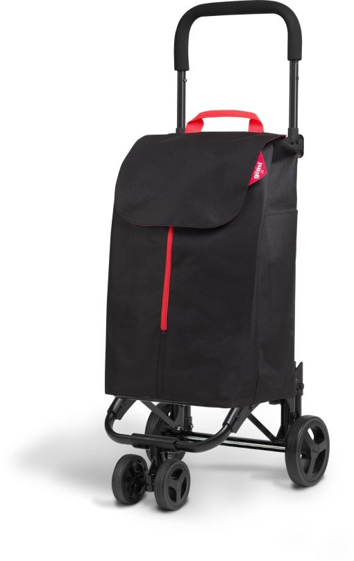 Taška na kolečkách GIMI Twin nákupní vozík černý, 52 l