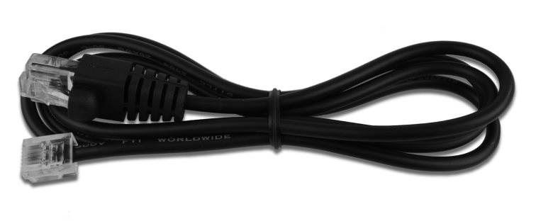 Datový kabel Virtuos 10P10C-6P6C-24V1 černý 1.1m