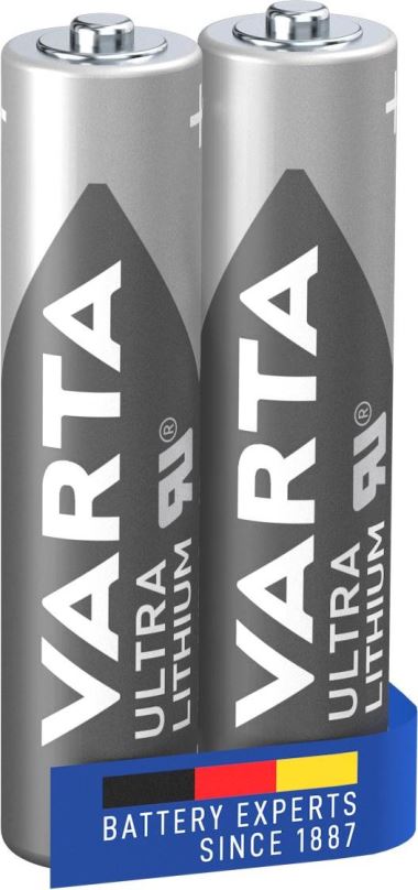 Jednorázová baterie VARTA lithiová baterie Ultra Lithium AAA 2ks