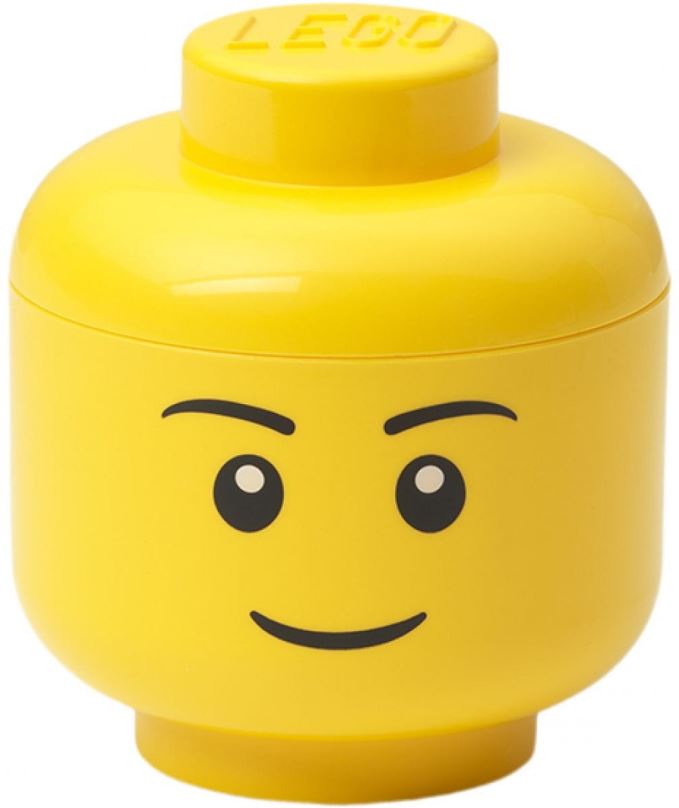 Úložný box LEGO úložná hlava (mini) - chlapec