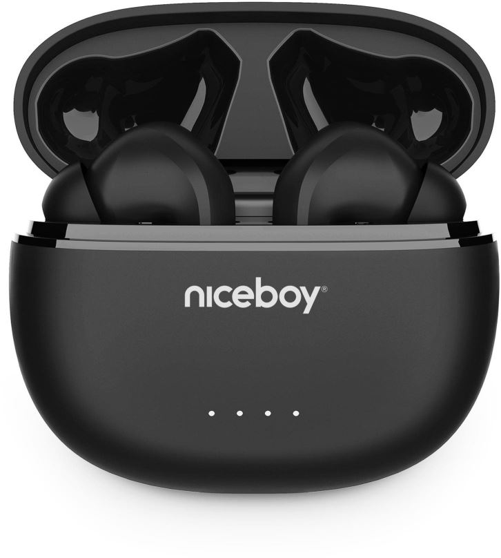 Bezdrátová sluchátka Niceboy HIVE Pins 3 ANC Black