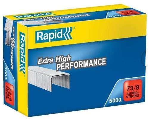 Spony do sponkovačky RAPID Super Strong, 73/8 mm, krabička - balení 5000 ks