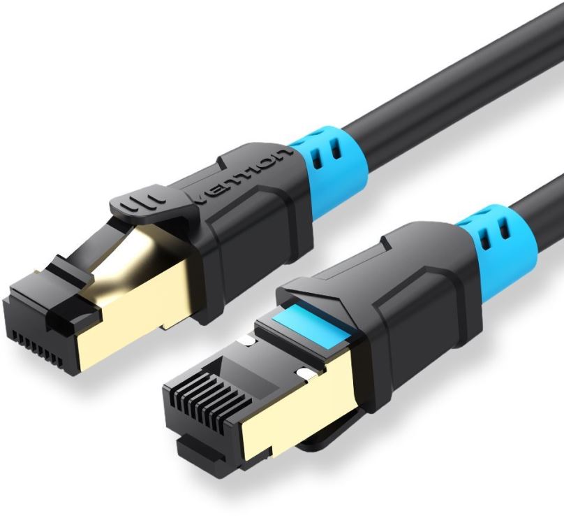 Síťový kabel Vention Cat.6 SFTP Patch Cable 0.75m Black