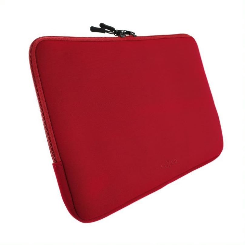 Pouzdro na notebook FIXED Sleeve pro notebooky o úhlopříčce do 13" červené