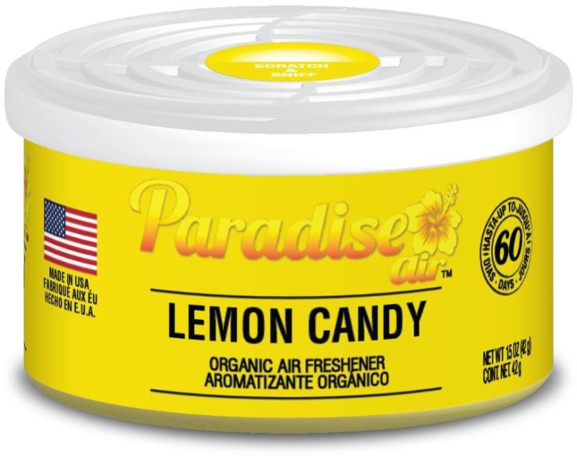 Osvěžovač vzduchu Paradise Air Organic Air Freshener 42 g vůně Lemon Candy