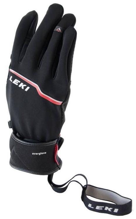 Lyžařské rukavice Leki Tour Precision Plus V black-chrome-red 11