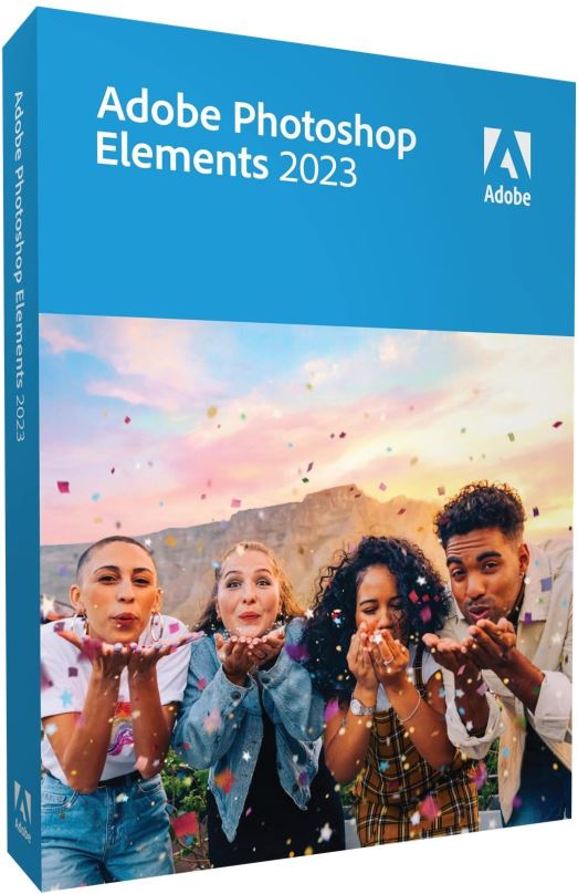 Grafický software Adobe Photoshop Elements 2023, Win/Mac, EN (elektronická licence)