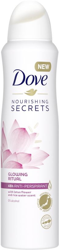 Antiperspirant DOVE Glowing Ritual Lotus & Rice Water deodorant ve spreji  150 ml