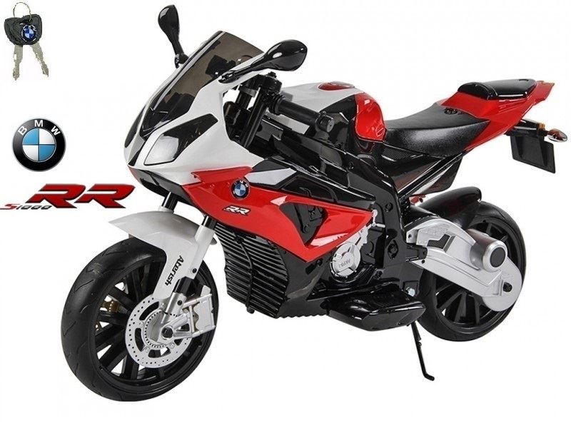 Elektrická motorka pro děti BMW S 1000RR, červená