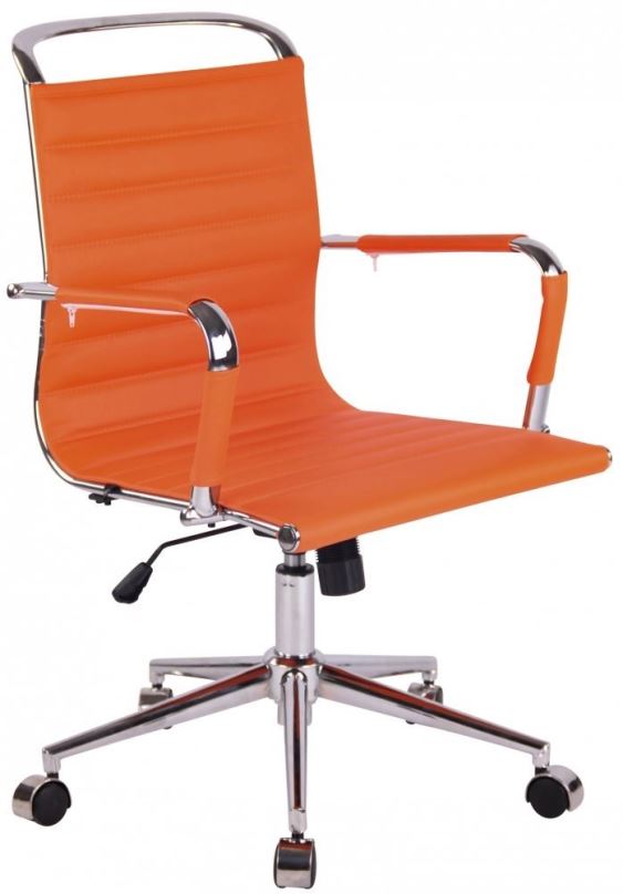 Kancelářská židle BHM GERMANY Barsie oranžová